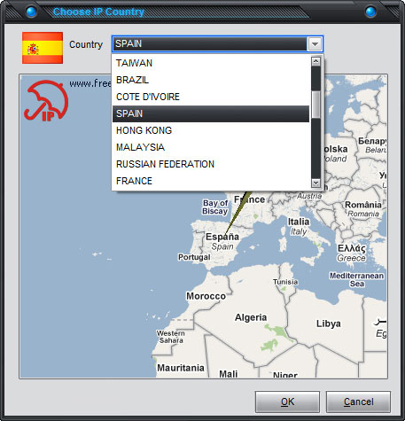 Free Hide IP  :: Choose IP Country